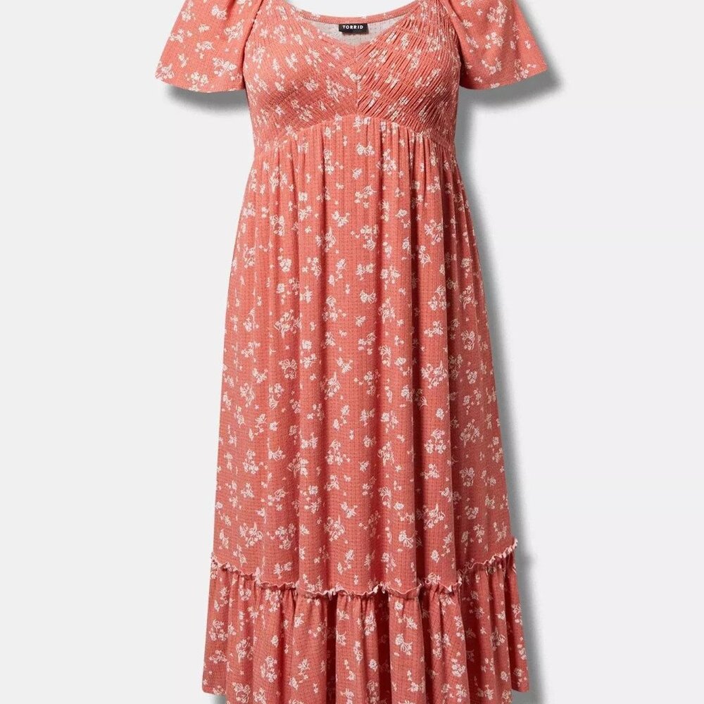 Torrid V-Waist Midi Dress